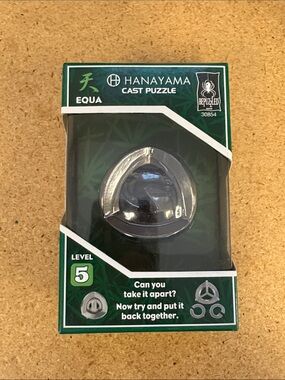 Level 5 Hanayama Cast Puzzle metal brain teaser Equa